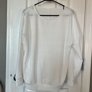 Elegant White Women's Sweater